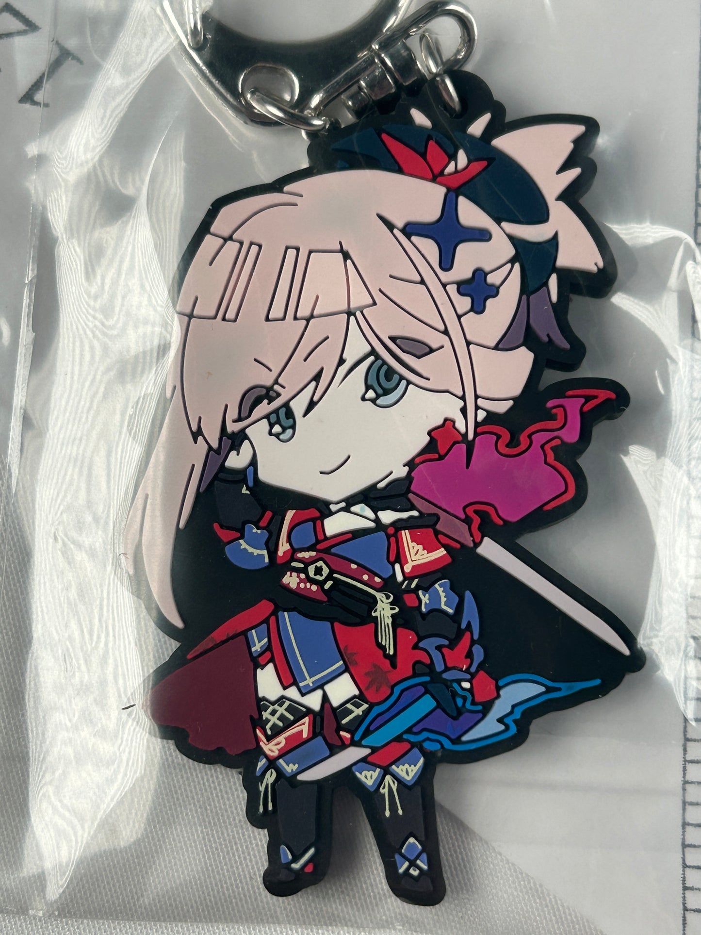 Miyamoto Musashi Rubber Keychain Strap Ichiban Kuji