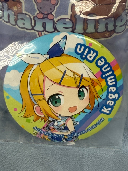 Kagamine Rin Can Badge Pin Project Sekai Colorful Stage Vol. 3 SEGA Lucky Kuji