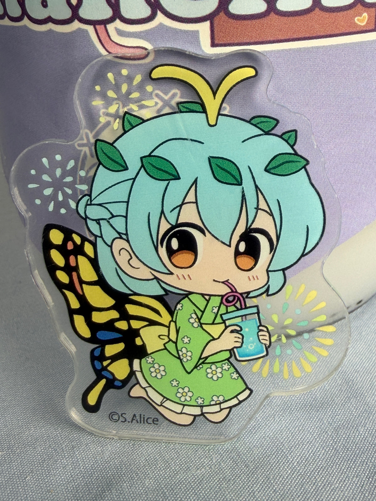 Eternity Larva Summer Festival Acrylic Sticker Touhou Project LEC