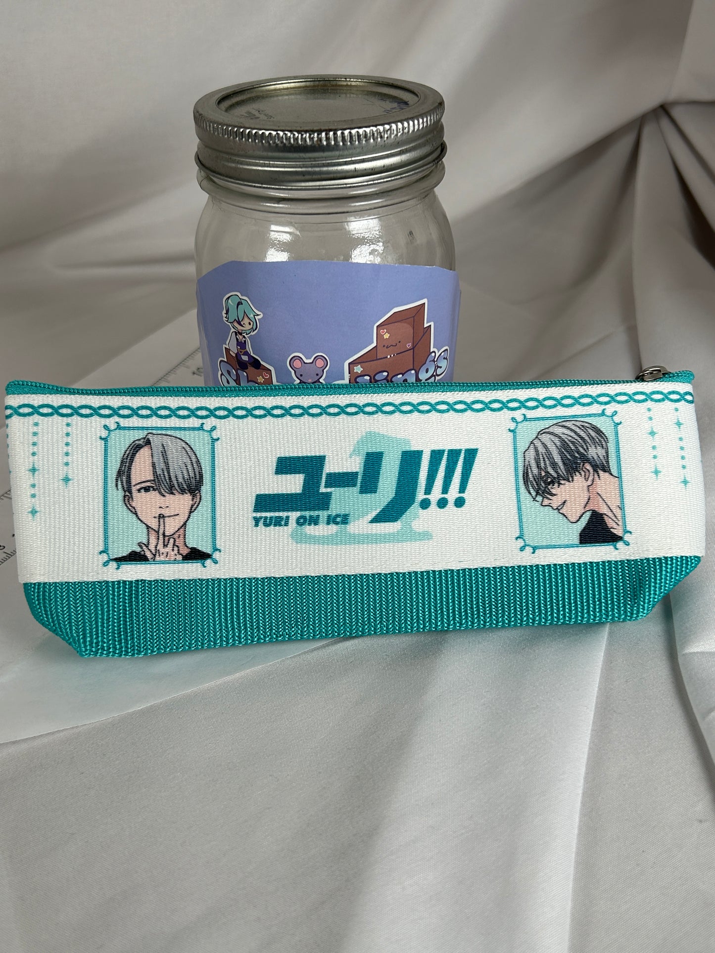 Victor Nikiforov Makkachin Pencil Case Pouch Yuri on Ice