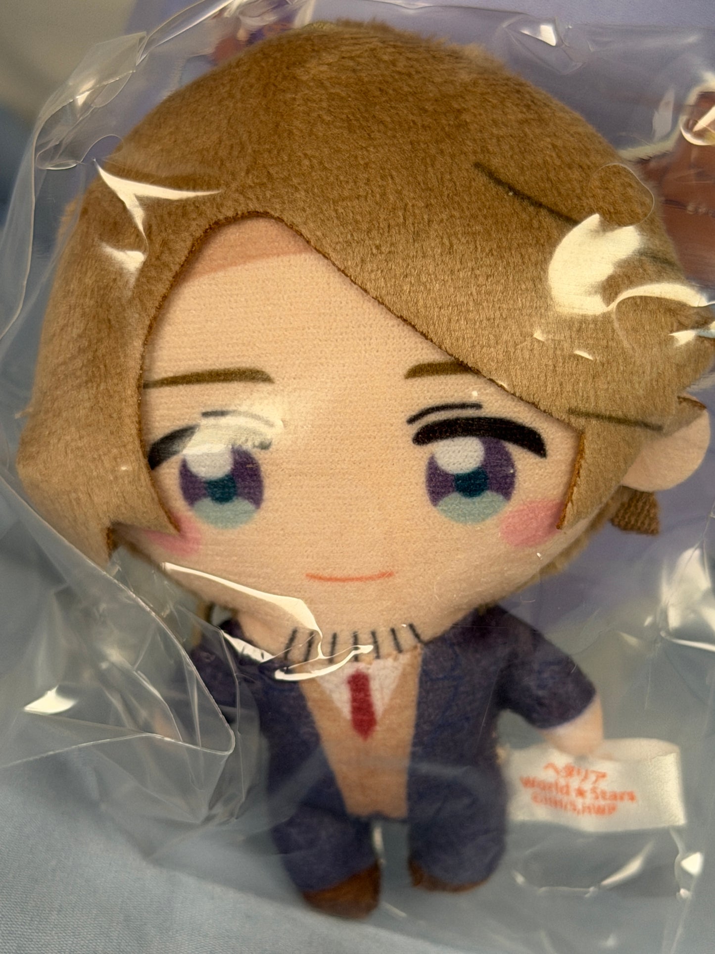 France Plush Keychain Strap Kapukko Friends Hetalia World Stars