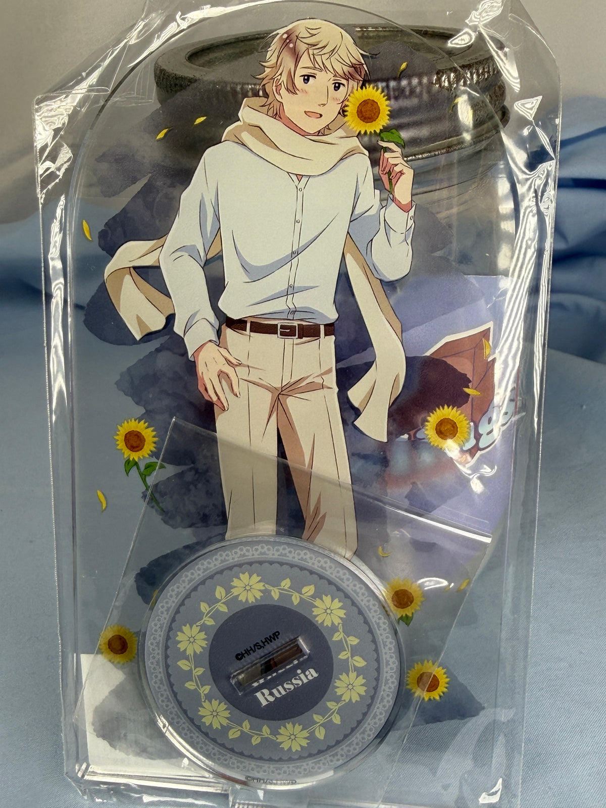 Russia Flower Shower Acrylic Stand Hetalia World Stars Web Lottery Prize C