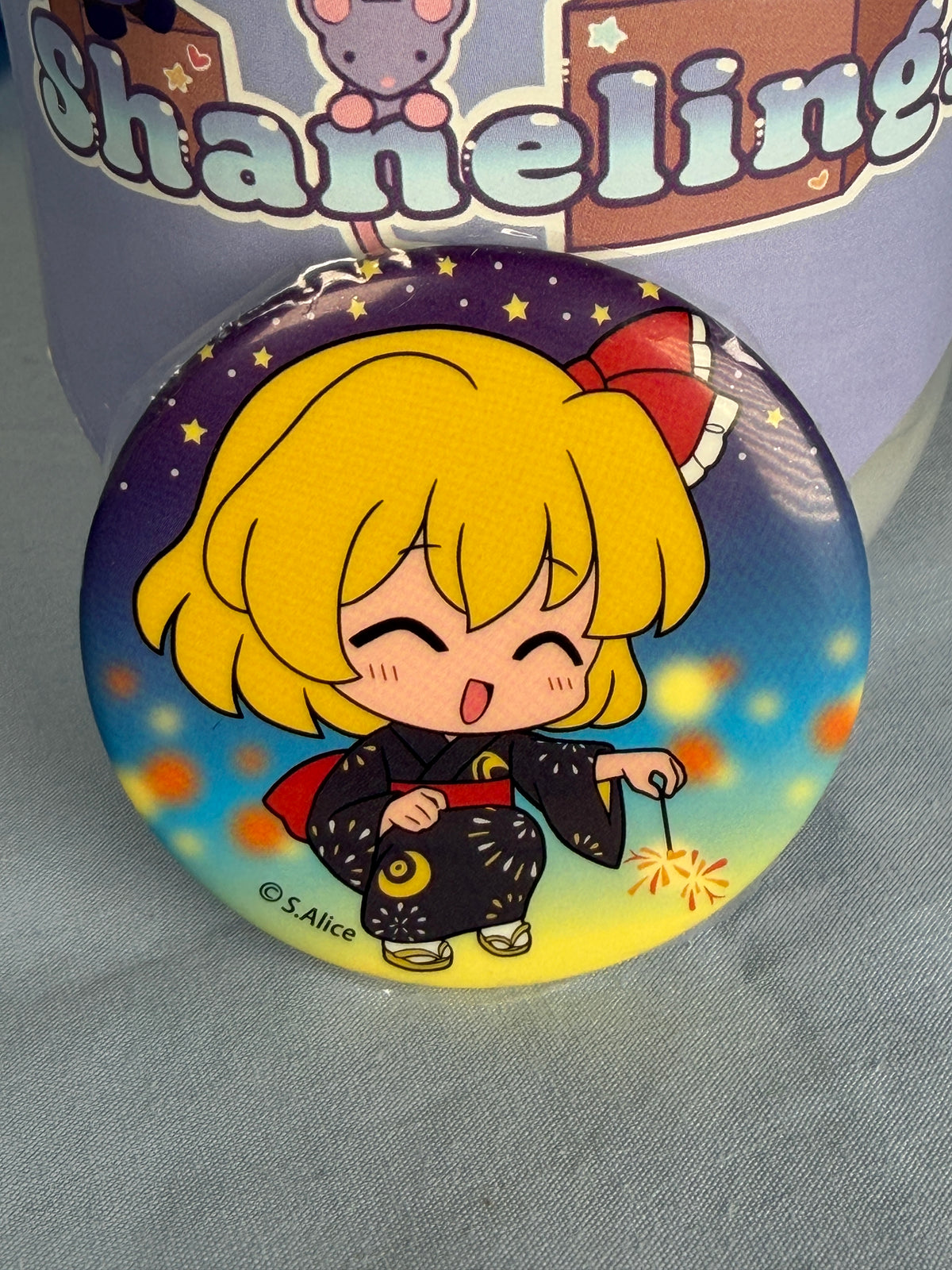 Rumia Summer Festival Can Badge Pin Touhou Project LEC