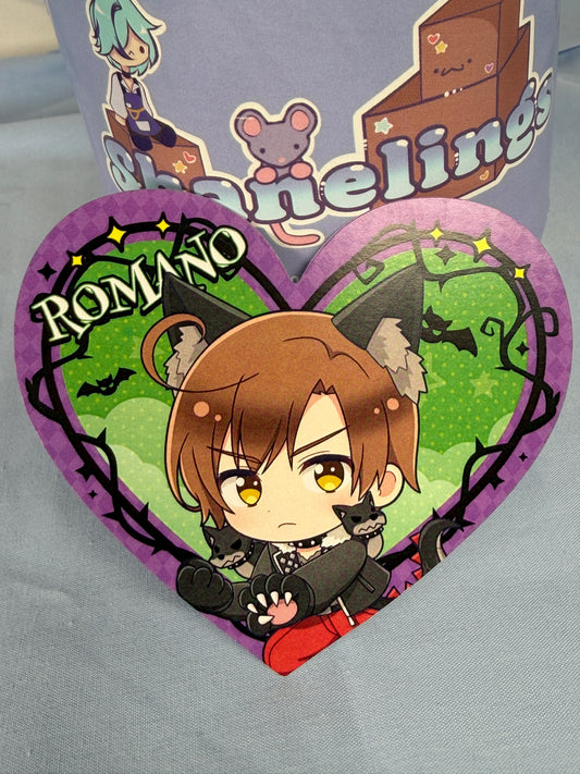 Italy Romano Halloween Party Heart Display Paper Hetalia World Stars