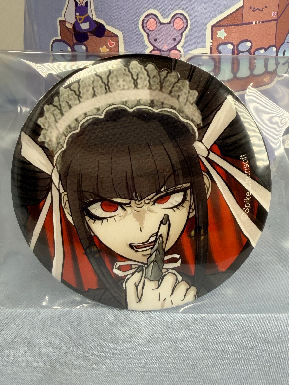 Celestia Ludenberg Secret Despair Can Badge Pin Danganronpa Vol 1