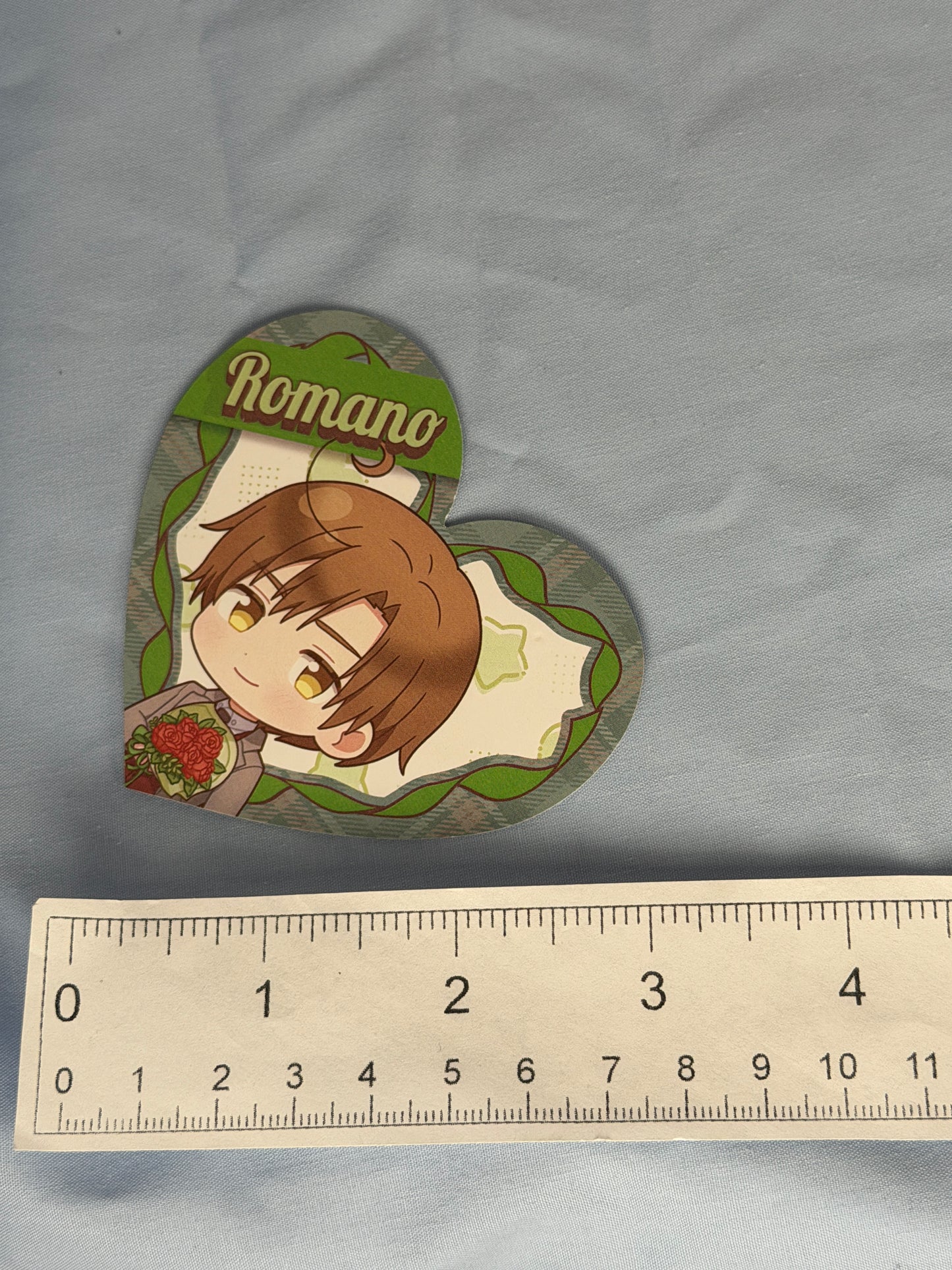 Chibi Italy Romano Valentine's Cafe Heart Display Paper Hetalia World Stars