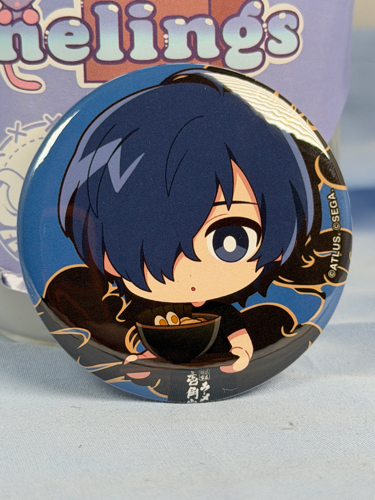 Makoto Yuki Ramen Can Badge Persona 3 Reload Ichikakuya Collaboration