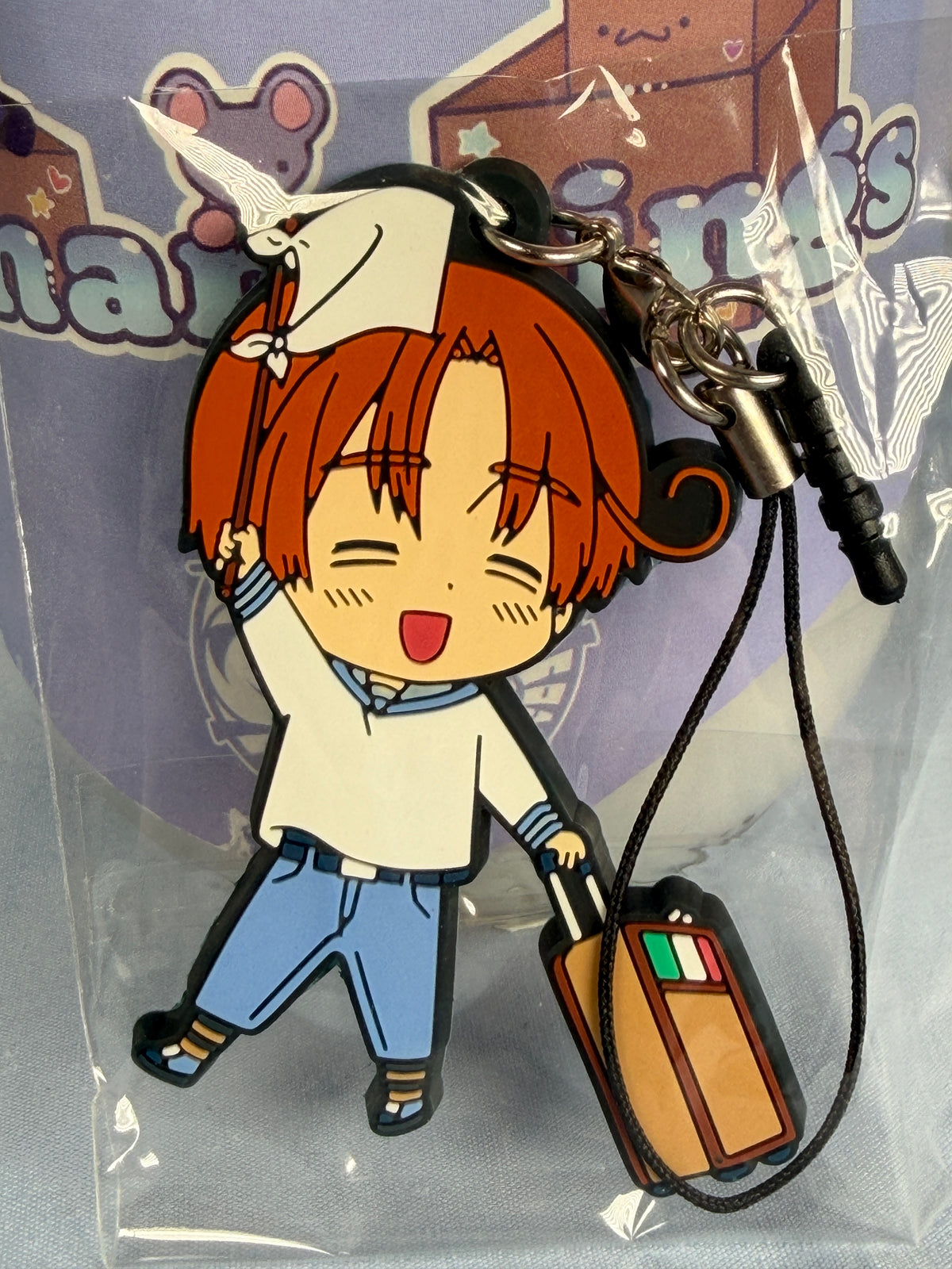 Italy Rubber Strap Keychain Hetalia The Beautiful World Vol 1 2015