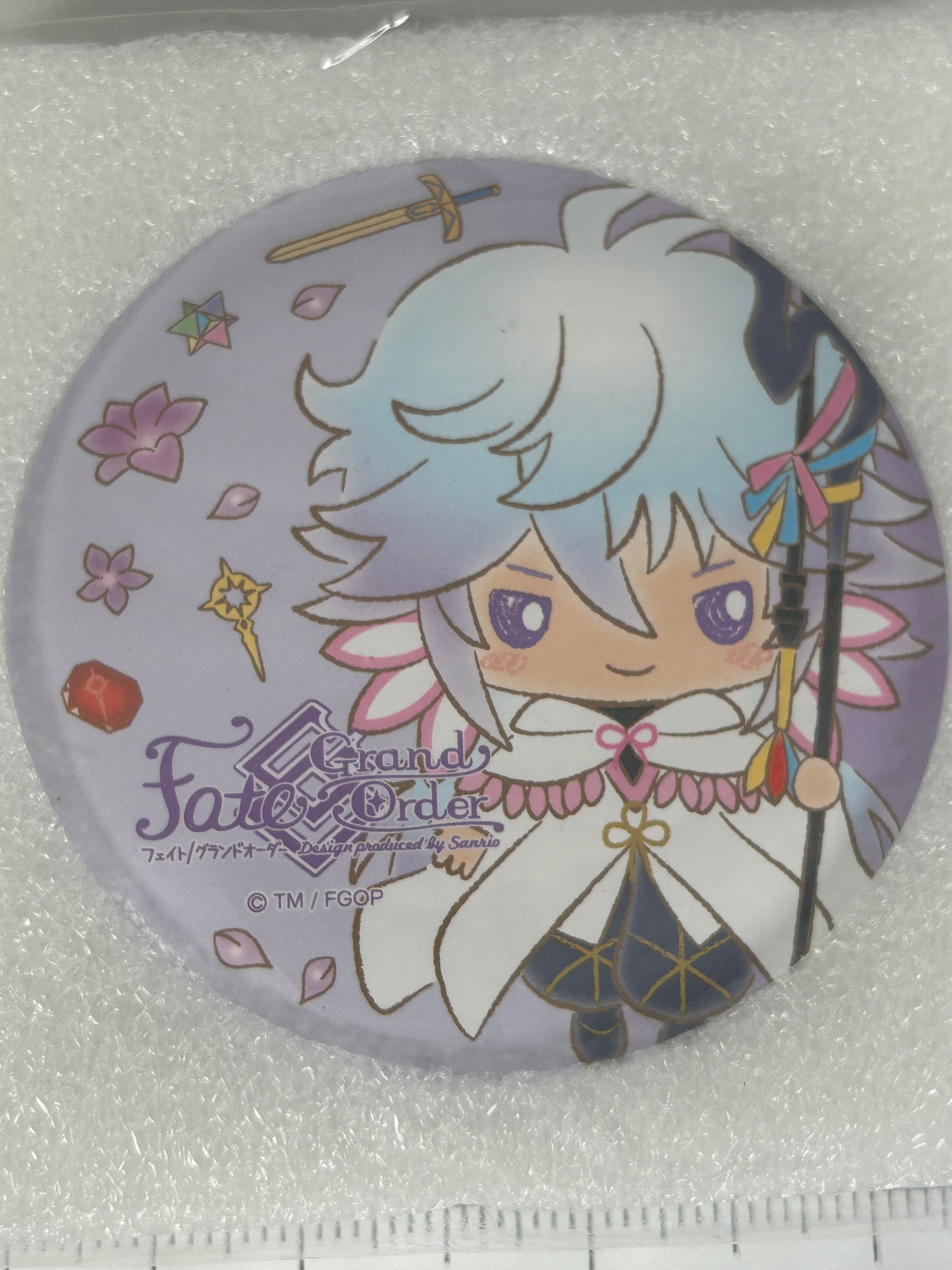 Merlin Caster Large Badge Fate Grand Order Sanrio Collaboration