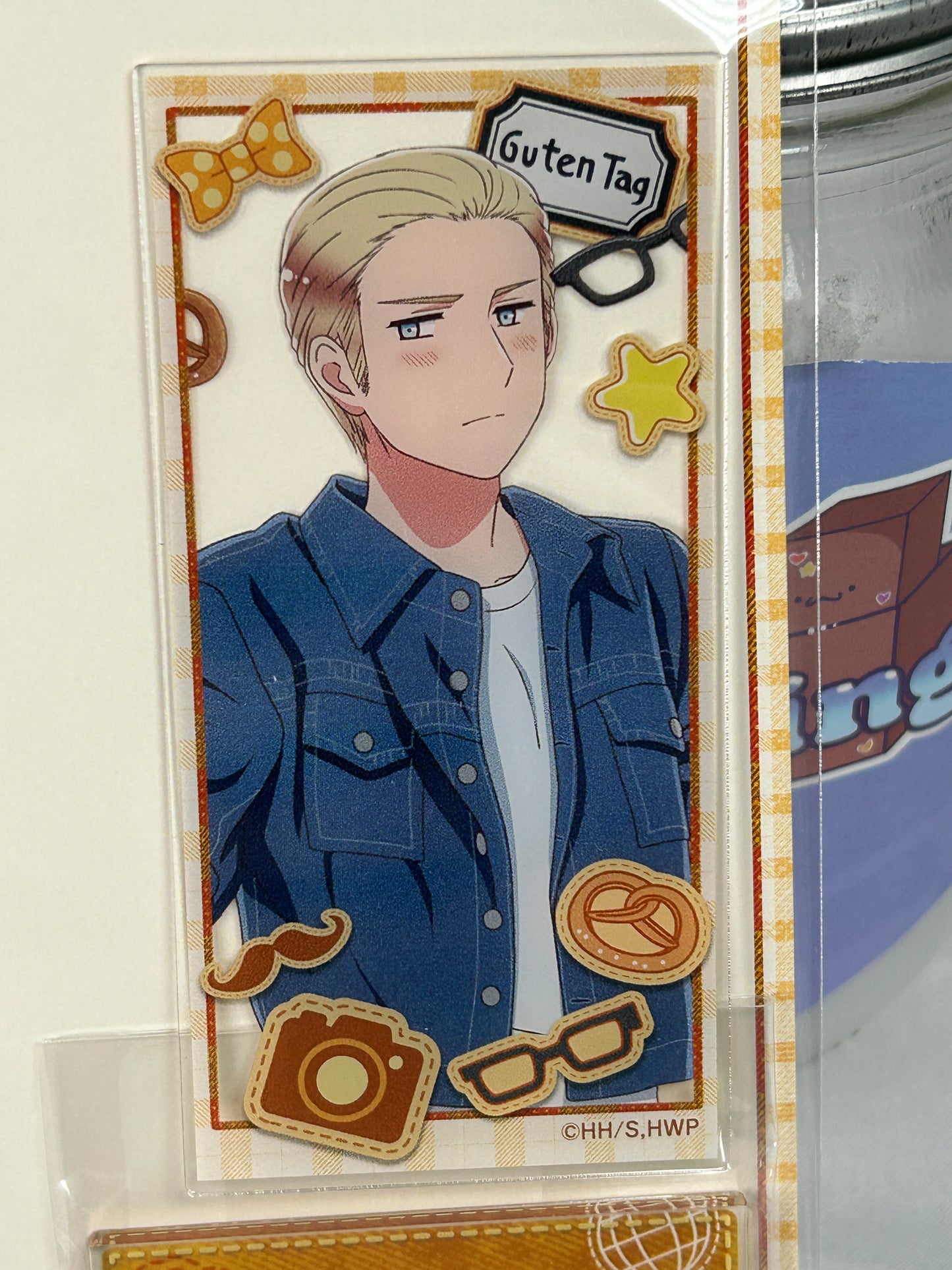 Germany Acrylic Stand Greetings With Denim Hetalia World Stars WEB Lottery