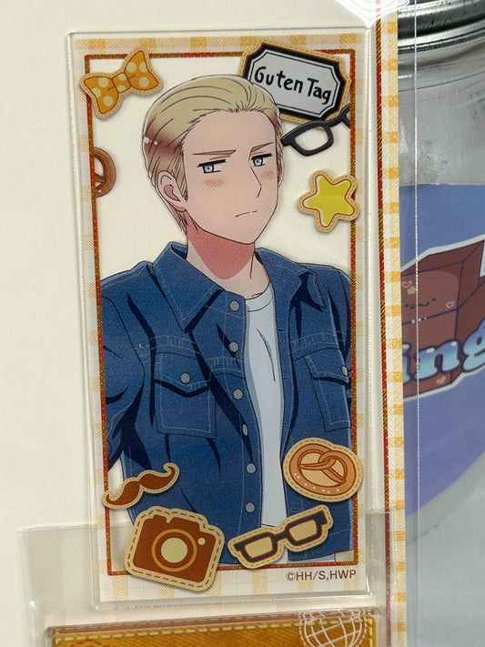 Germany Acrylic Stand Greetings With Denim Hetalia World Stars WEB Lottery