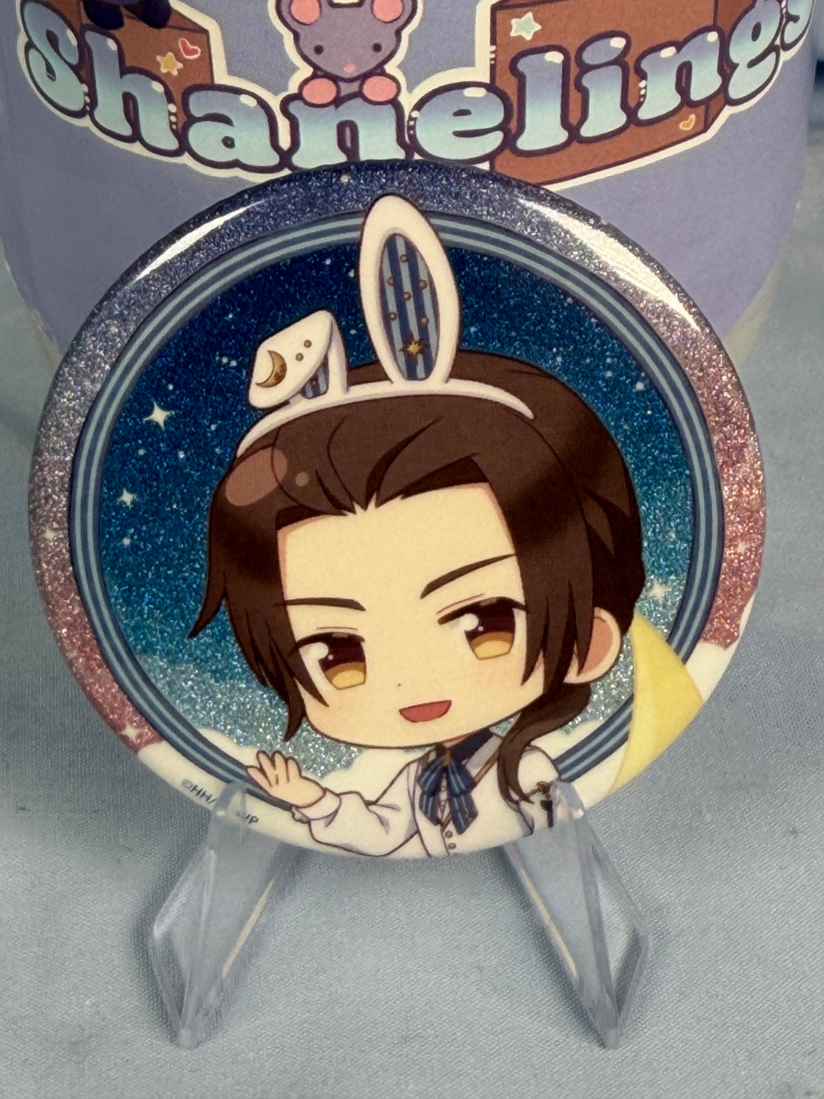 China Bunny Moon Pin Badge Hetalia World Stars Amo Café 2026