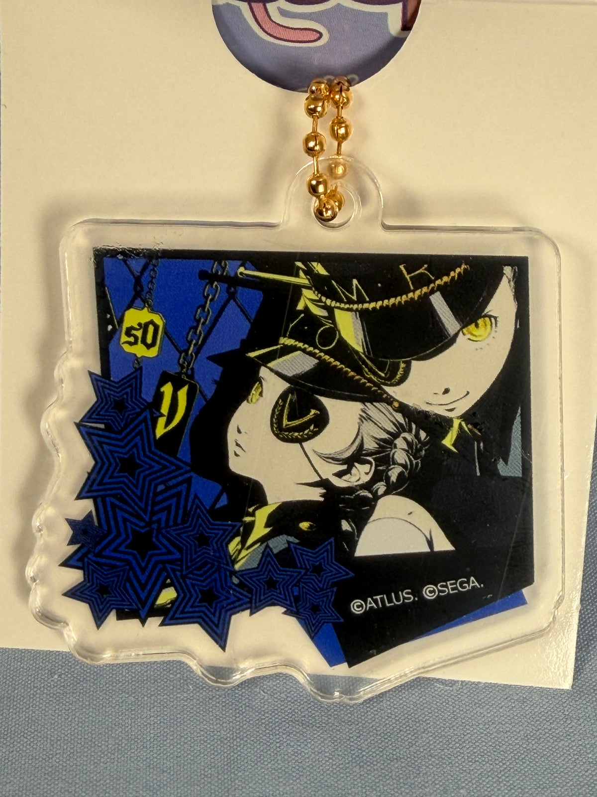 Caroline Justine All Out Attack Acrylic Keychain Persona 5 Royal