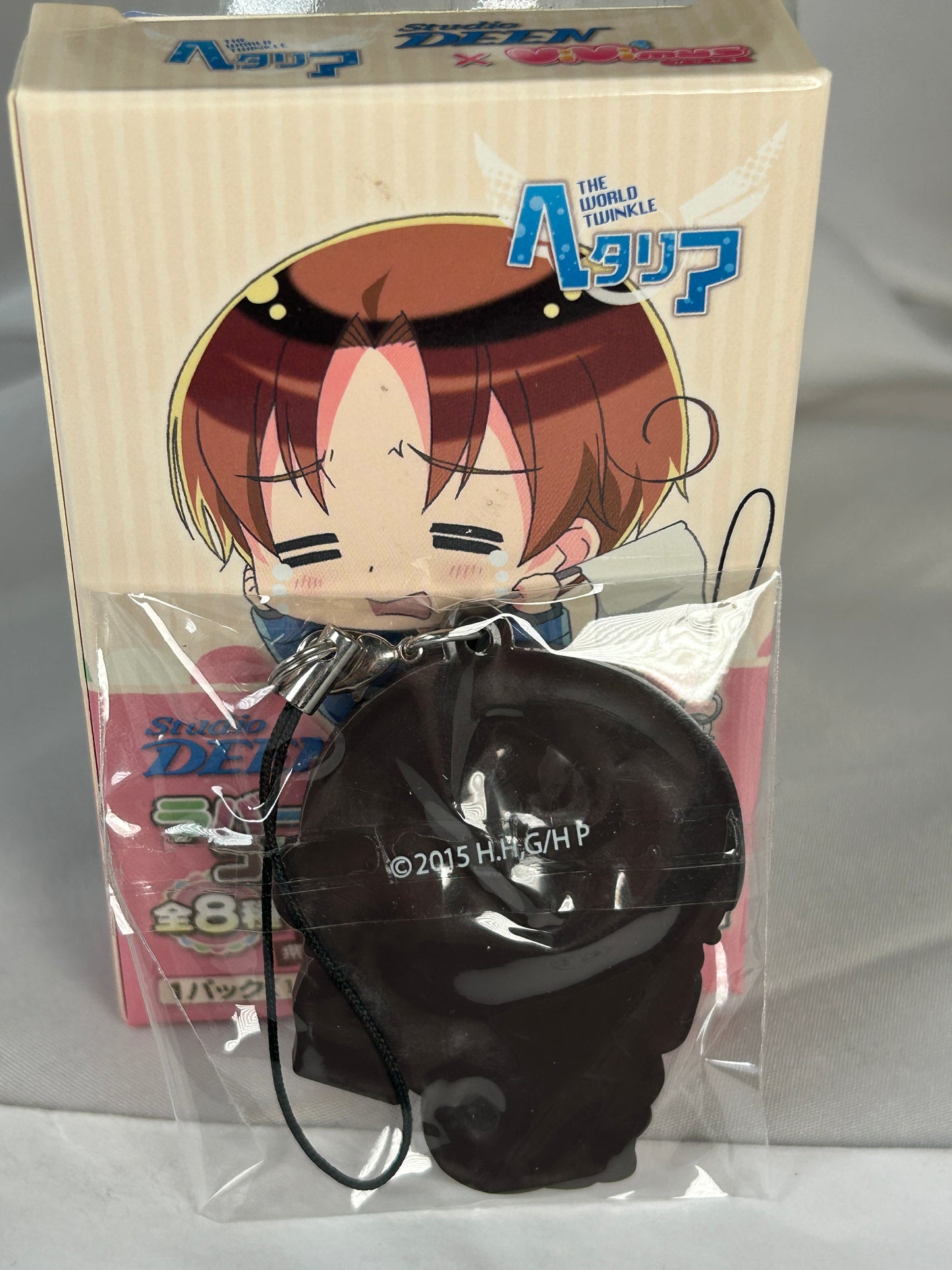 Italy ViVimus Rubber Keychain Hetalia The World Twinkle Deen Movic 2015