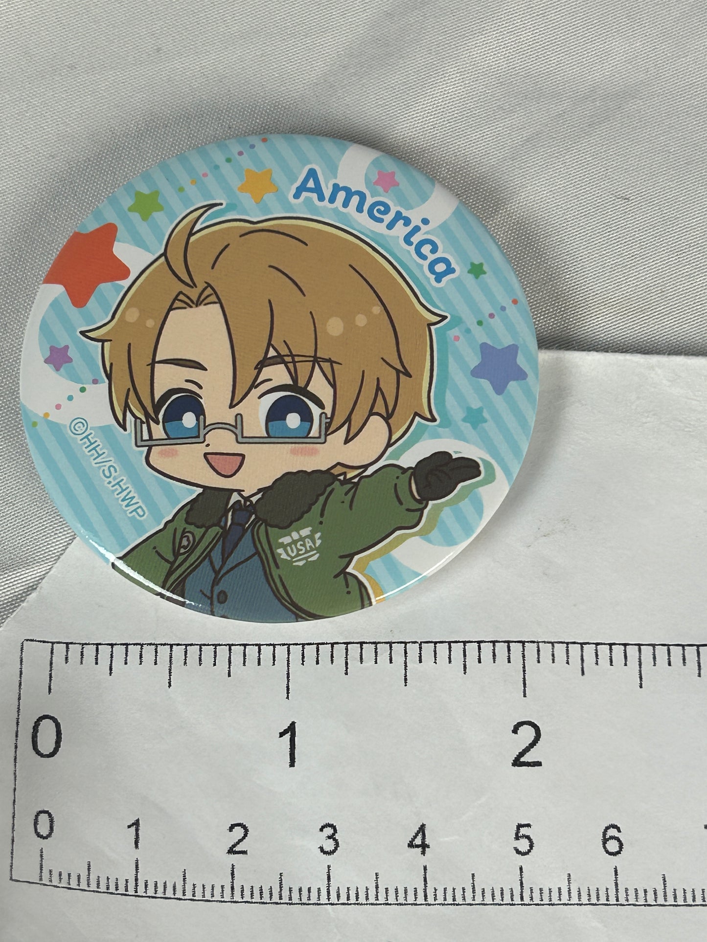 America Trading Button Badge Hetalia World Stars x Seria