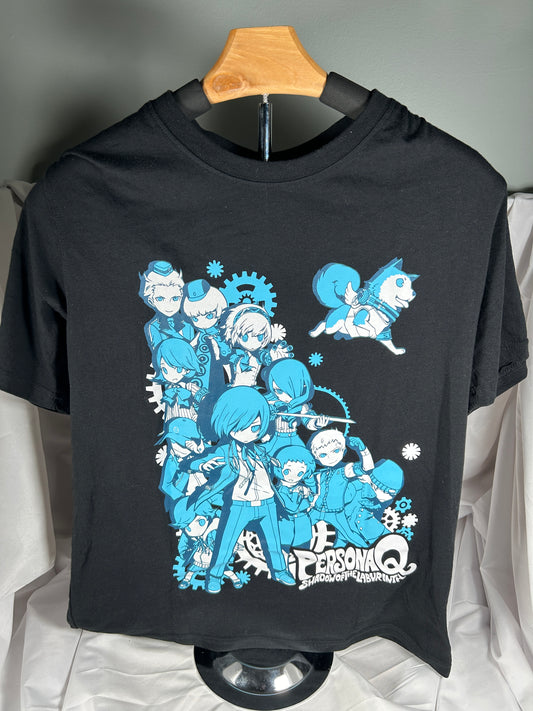Persona 3 Cast T Shirt Persona Q Shadows of the Labyrinth SEGA Atlus