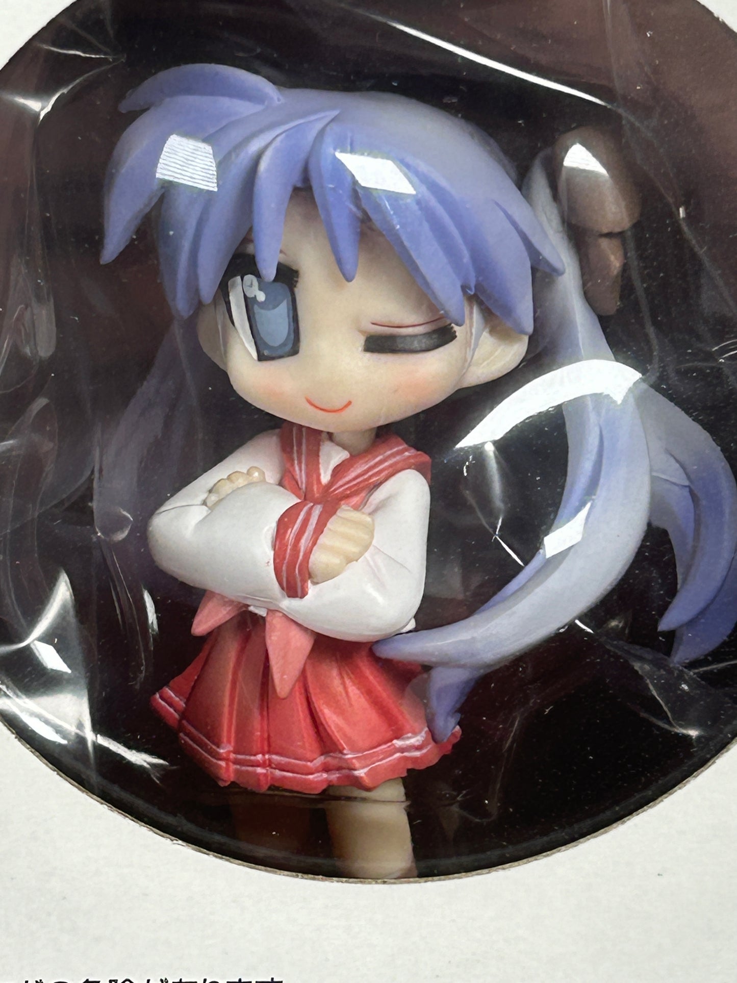 Hiiragi Kagami Okiraku BOX Figure Lucky Star Kadokawa Megahouse 2007