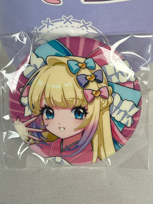 Retro KAngel Button Badge Needy Streamer Overload Bonus Item
