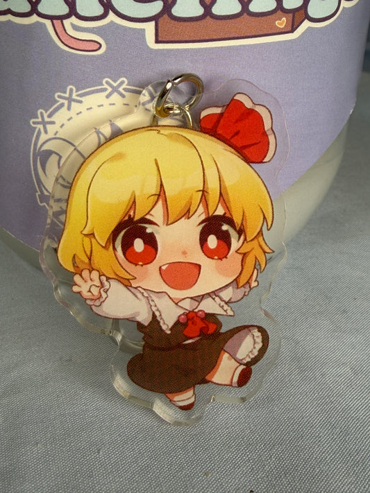 Rumia Acrylic Keychain Touhou Project Ringoen Illustration