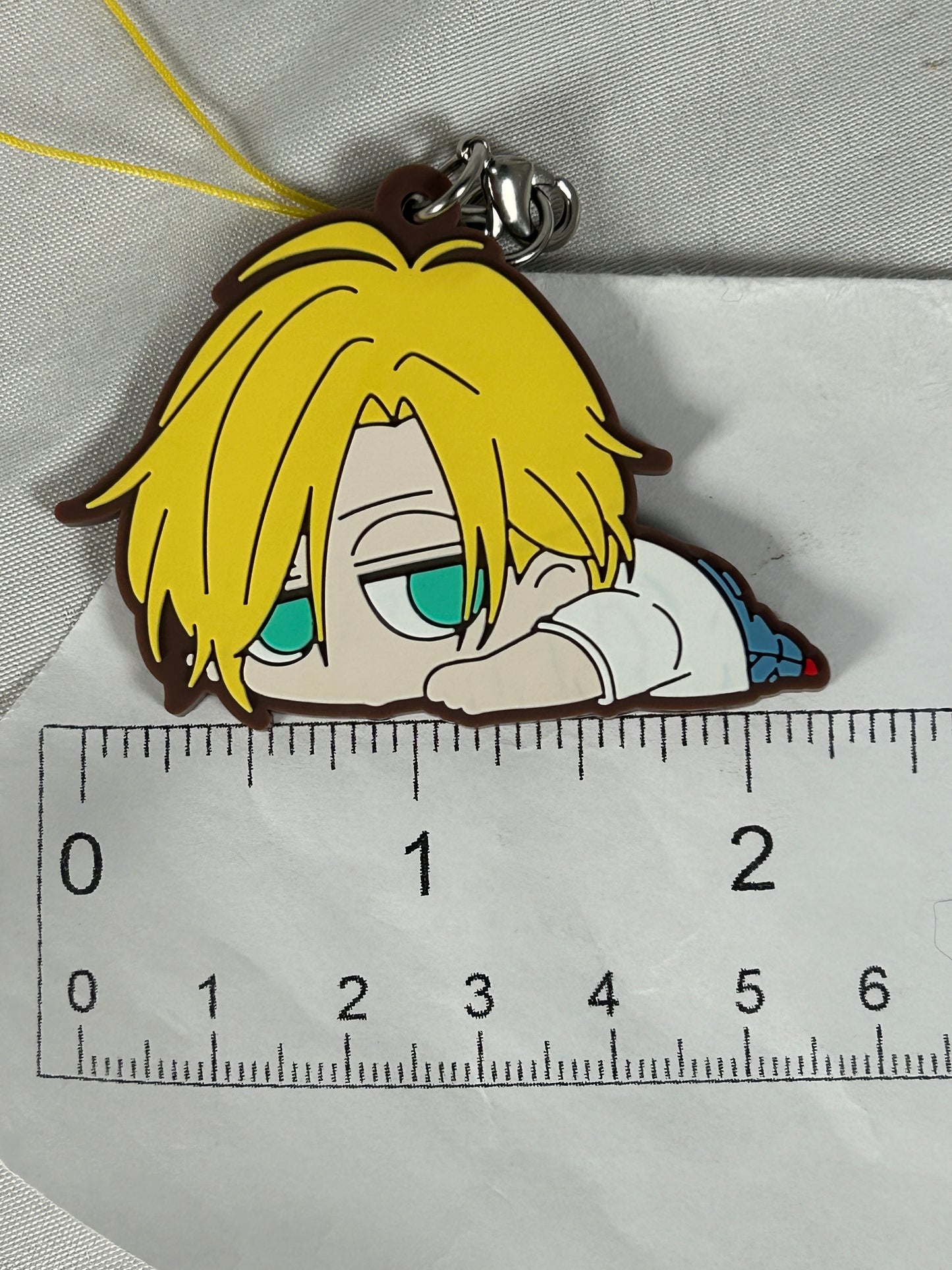 Ash Lynx Darun Rubber Strap Keychain Banana Fish Movic 2019