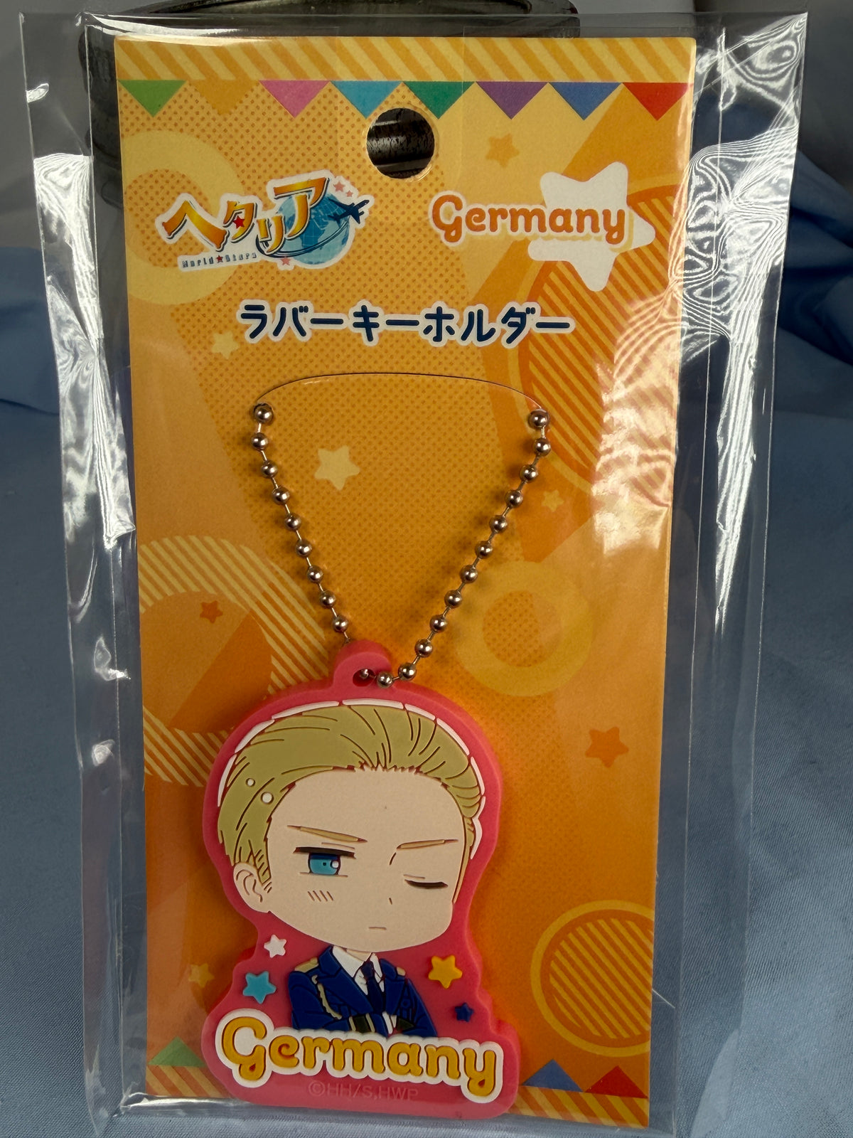 Germany Rubber Keychain Hetalia World Stars Seria Collaboration