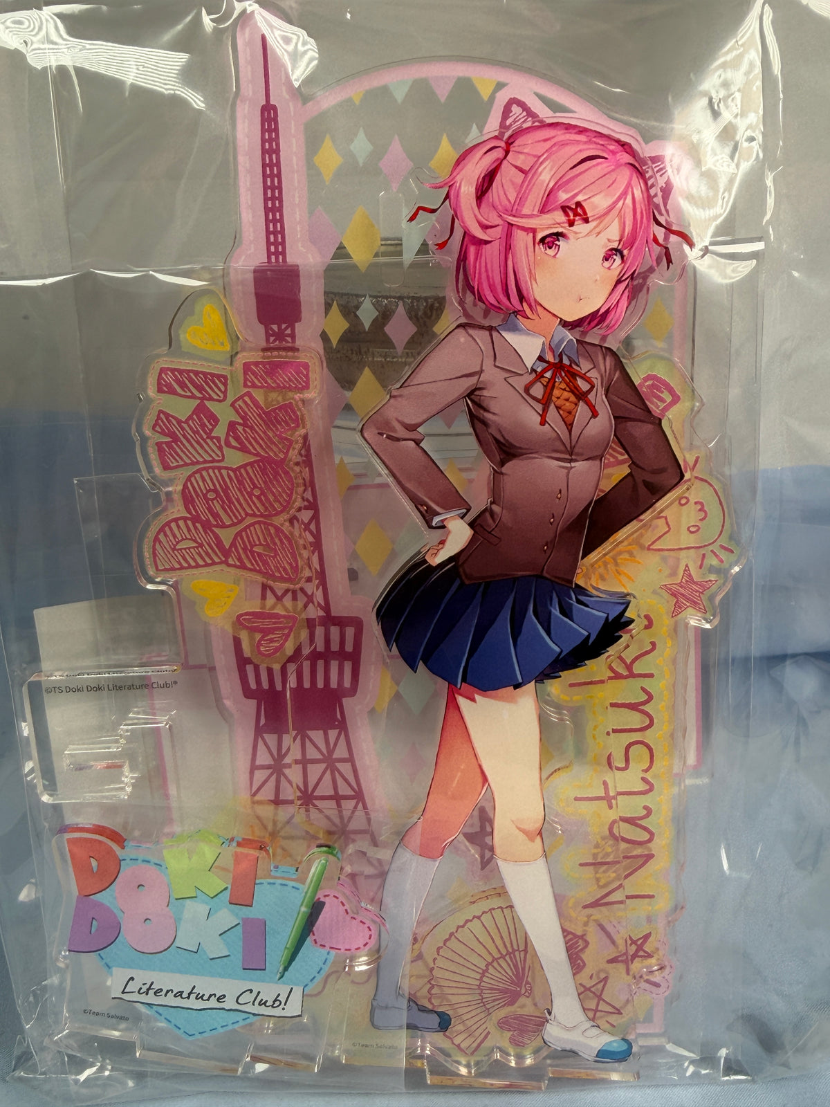 Natsuki Original Art Acrylic Stand Doki Doki Literature Club DDLC Tokyo Tower