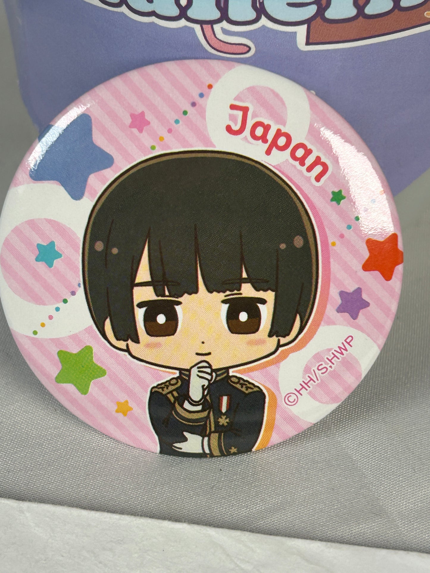 Japan Trading Button Badge Hetalia World Stars x Seria