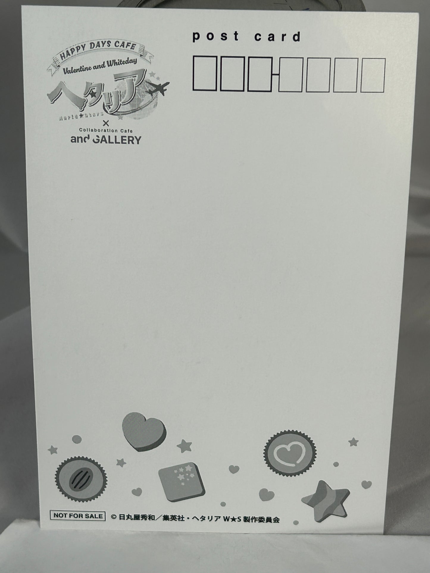 Japan Character Postcard Hetalia World Stars Gallery Collaboration Cafe