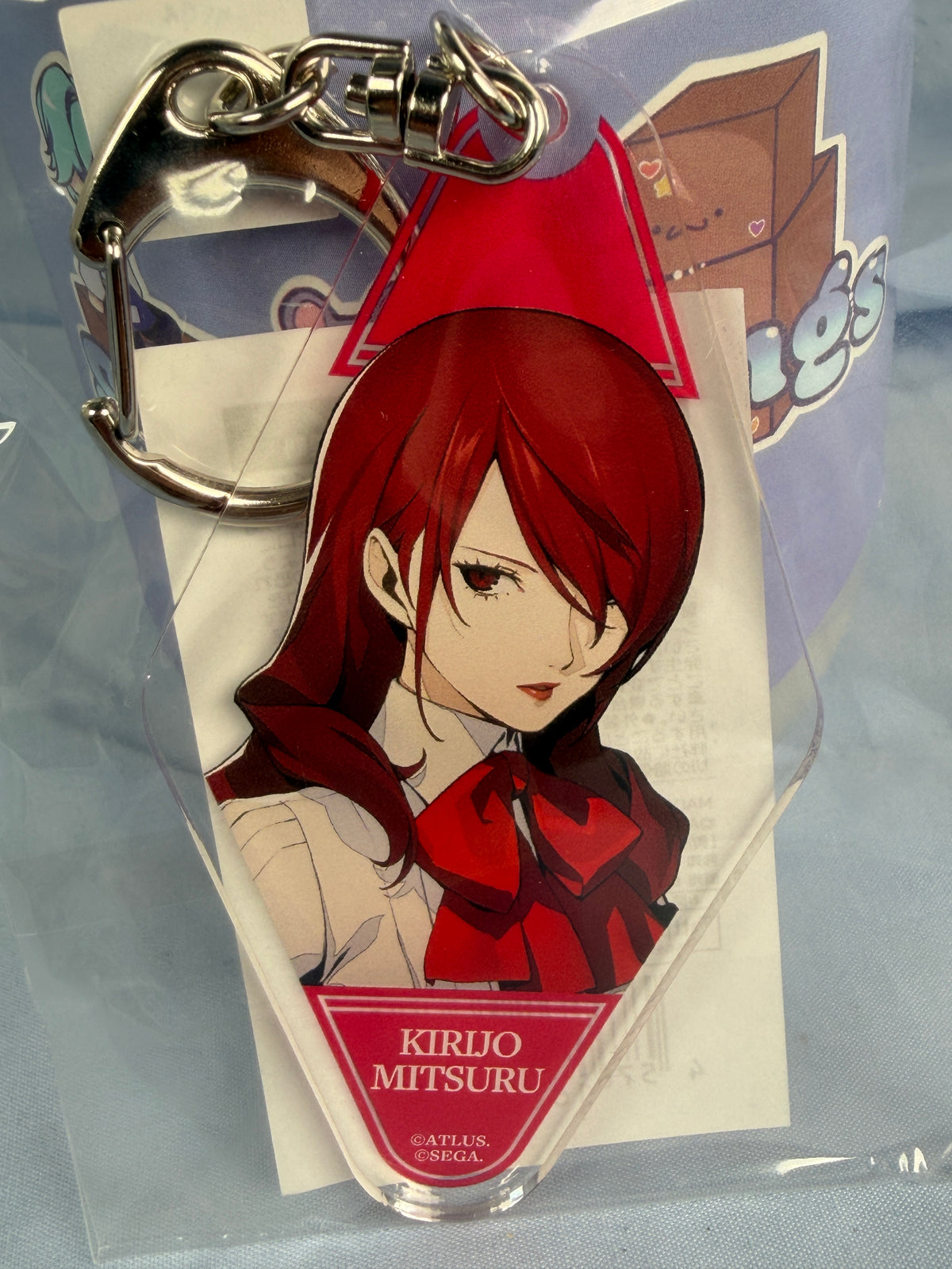 Mitsuru Kirijo Potrait Diamond Acrylic Keychain Persona 3 Reload