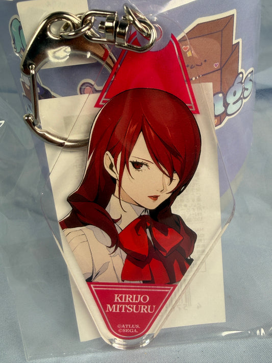 Mitsuru Kirijo Potrait Diamond Acrylic Keychain Persona 3 Reload
