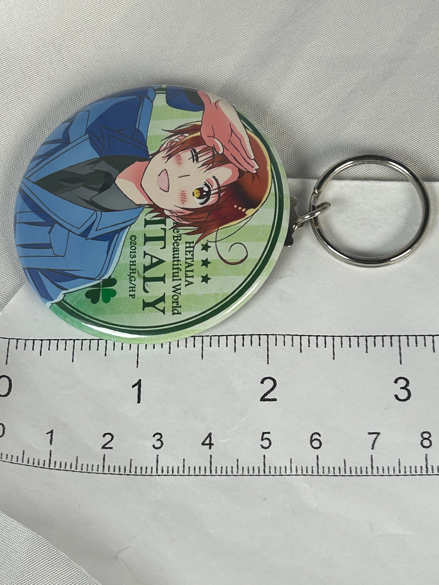 Northern Italy Button Badge Hetalia the Beautiful World 2013