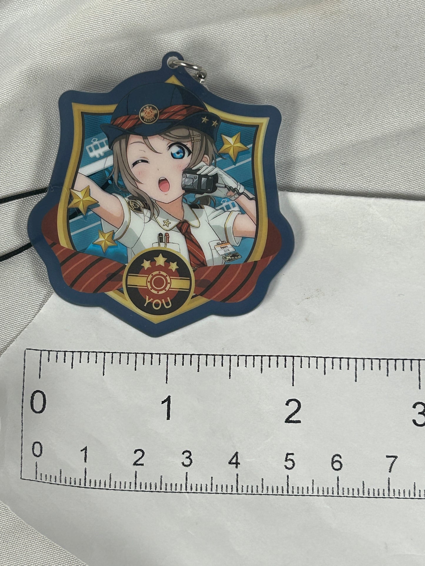 You Watanabe Train Attendant Acrylic Charm Love Live Aqours Sunshine