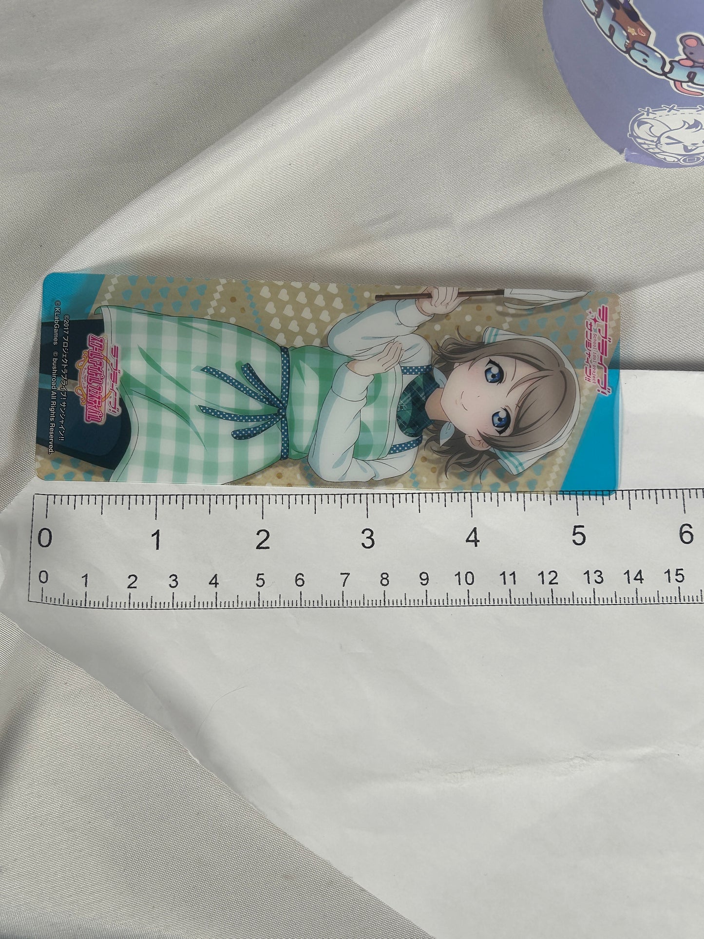 You Watanabe Happy Helping Hand Plastic Bookmark Love Live Aqours Sunshine