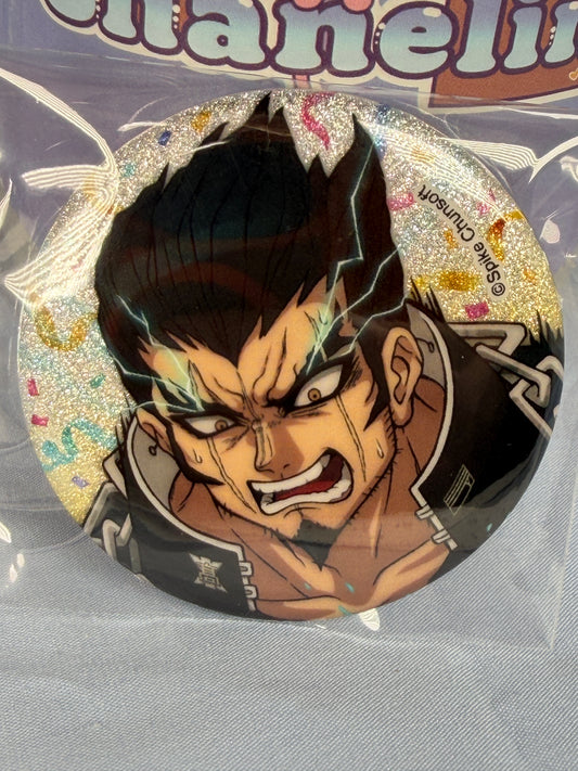 Nekomaru Nidai Glitter Can Badge Super Danganronpa 2 Party Preparation Vol 1