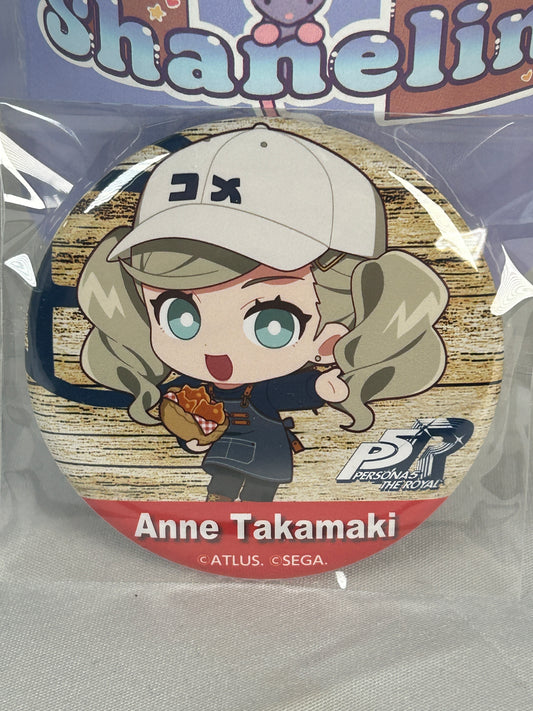 Ann Takamaki Button Badge Persona 5 Royal Baker Café Collaboration