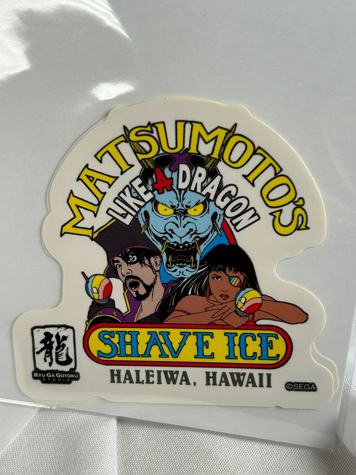 Yakuza 8 Gaiden: Pirates in Hawaii Matsumoto Shave Ice Sticker Pack of 2