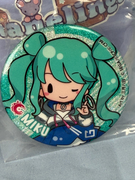 Hatsune Miku B Glitter Can Badge Pin Project Sekai Vol. 1