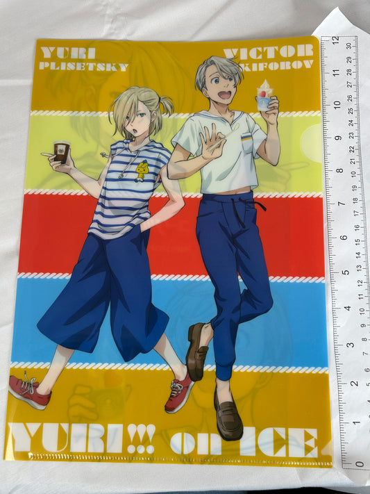 Lawson x Yuri on Ice Clear File Victor Nikiforov Yuri Plisetsky