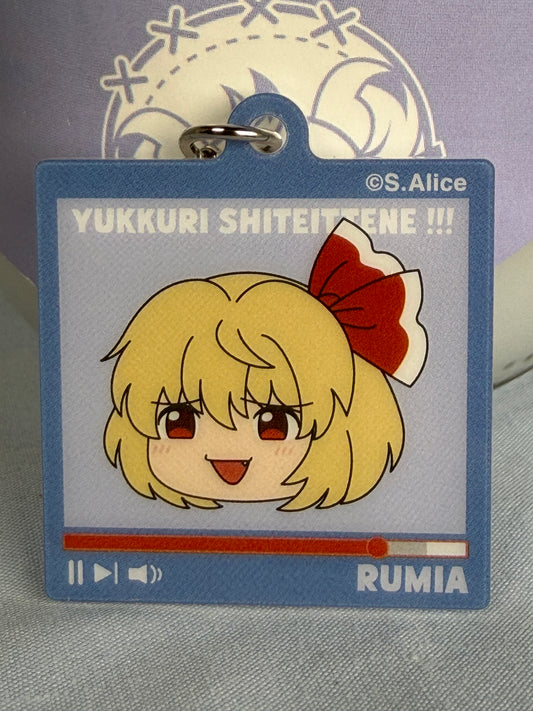 Rumia Take it Easy! Acrylic Charm Keychain Vol 2 NIC Touhou Project