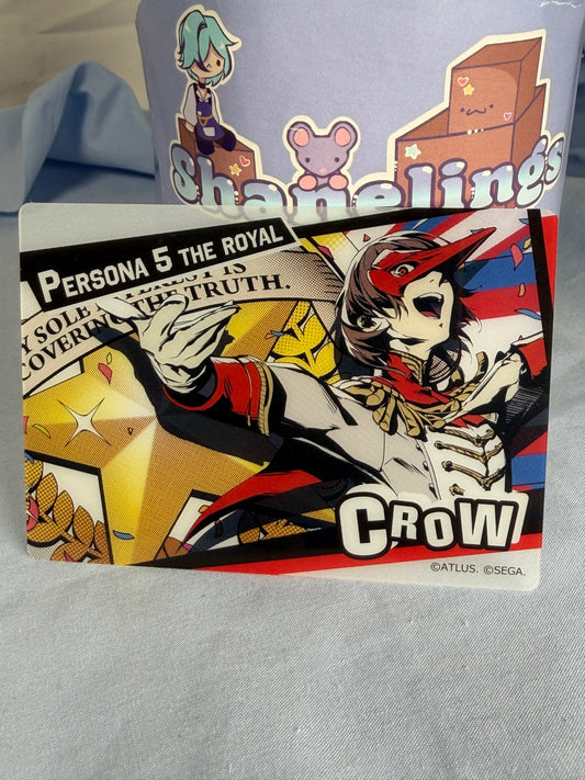 Goro Akechi Crow All Out Attack Collection Card Persona 5 Royal