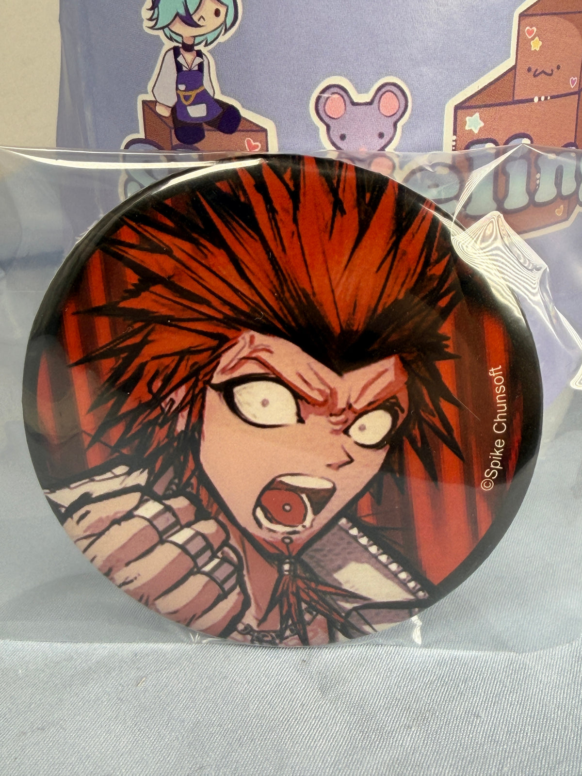 Leon Kuwata Despair Can Badge Pin Danganronpa Vol 1