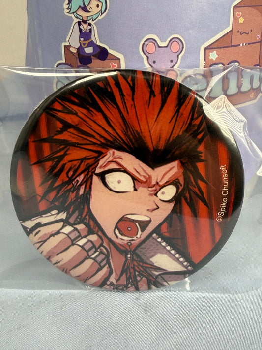 Leon Kuwata Despair Can Badge Pin Danganronpa Vol 1
