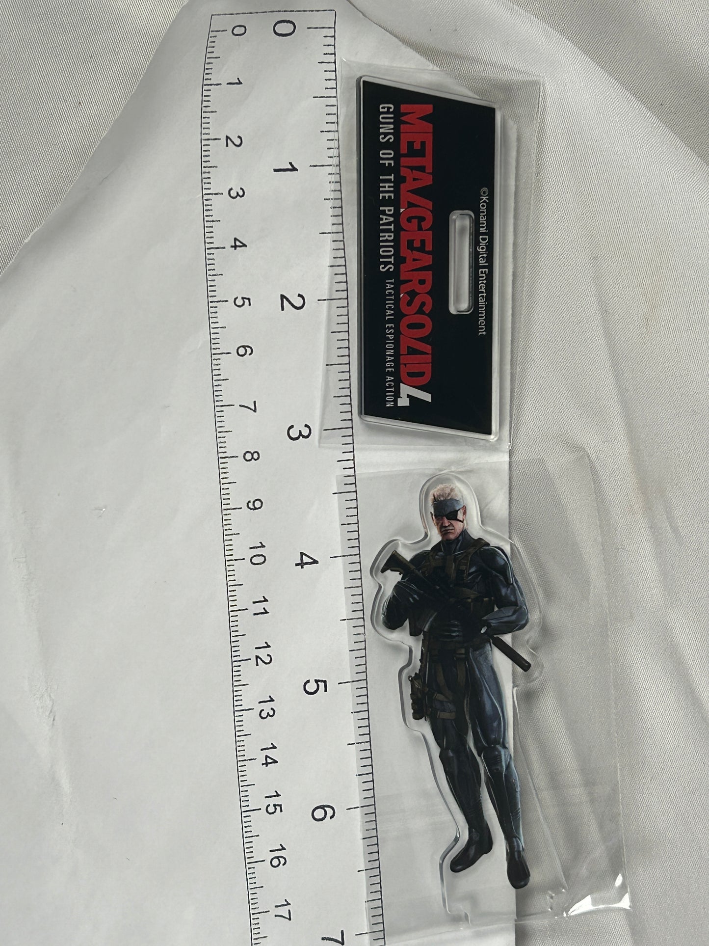 Solid Snake Acrylic Stand Metal Gear Solid 4 Guns of the Patriots