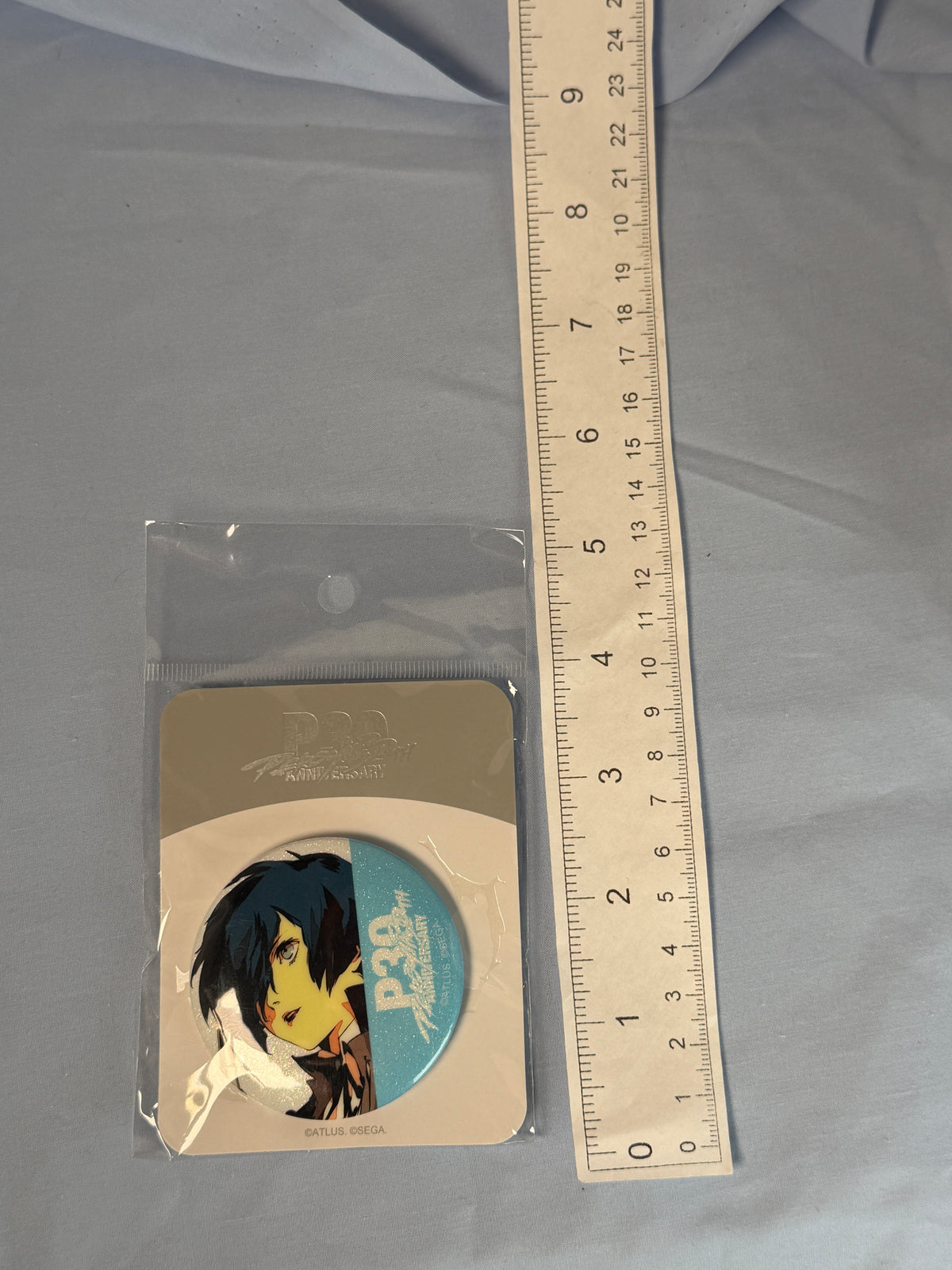 Makoto Yuki Can Badge Persona 3 Reload 30th Anniversary KV