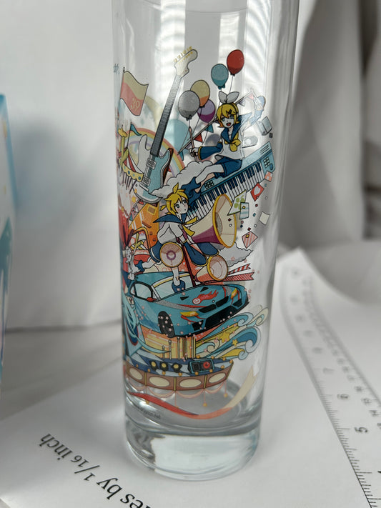 Hatsune Miku Glass Cup Happy Lottery E Prize Chamoi