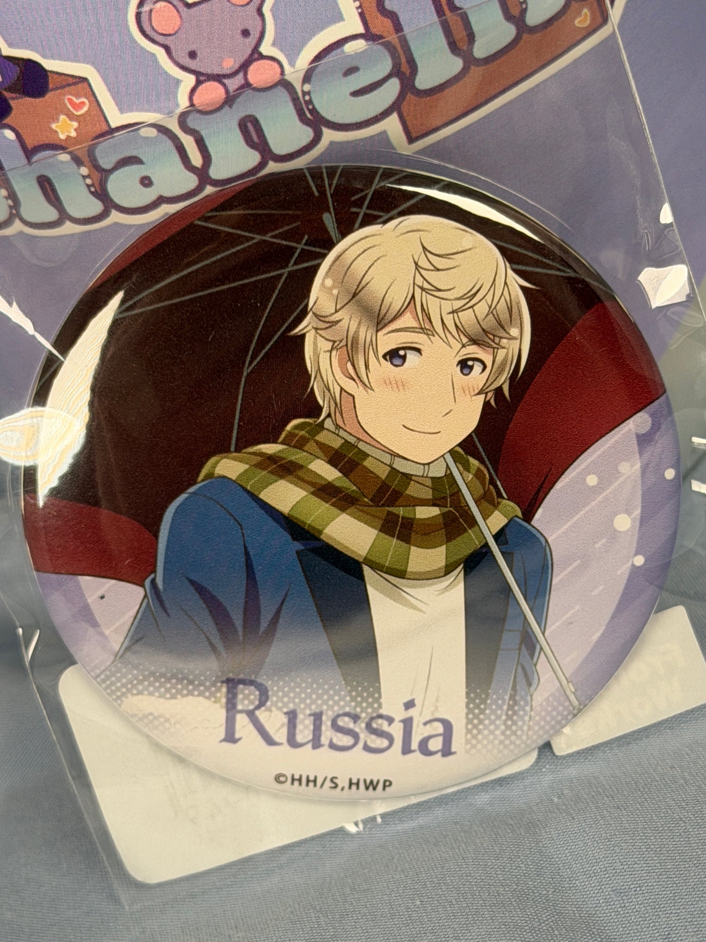 Russia Button Badge Pin Hetalia World Stars 2021 WEB Lottery