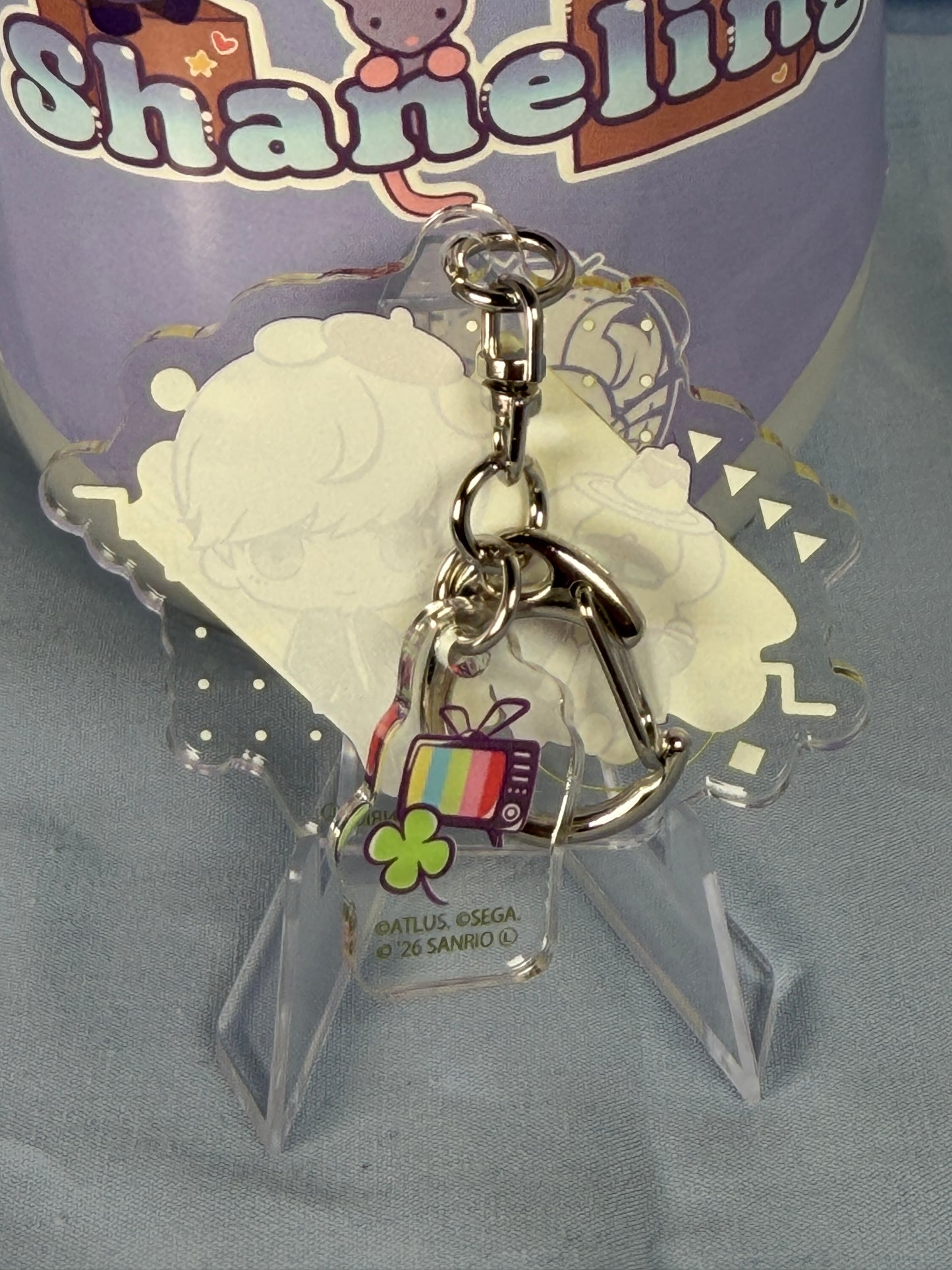 Yu Narukami Pompompurin Acrylic Keychain Persona 4 Golden x Sanrio
