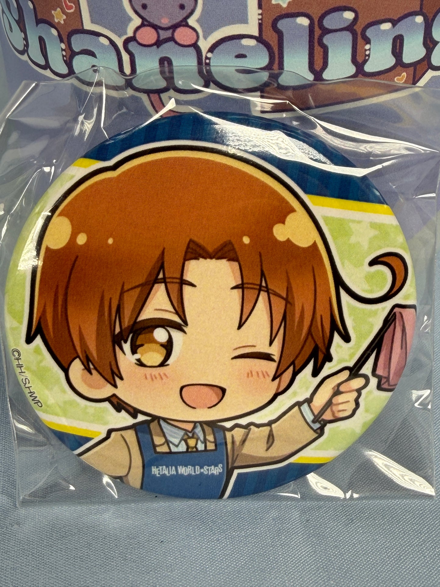 Italy Can Badge Hetalia World Stars x Village Vanguard Collaboration