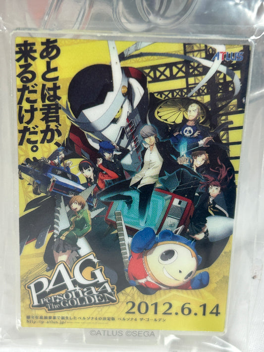 Persona 4 Golden Box Art Acrylic Keychain
