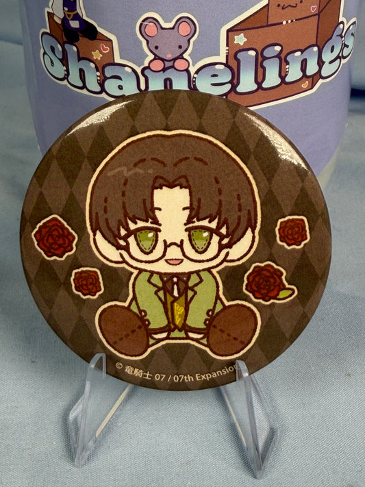 George Ushiromiya Chibi Can Badge Umineko When They Cry EEO Popup